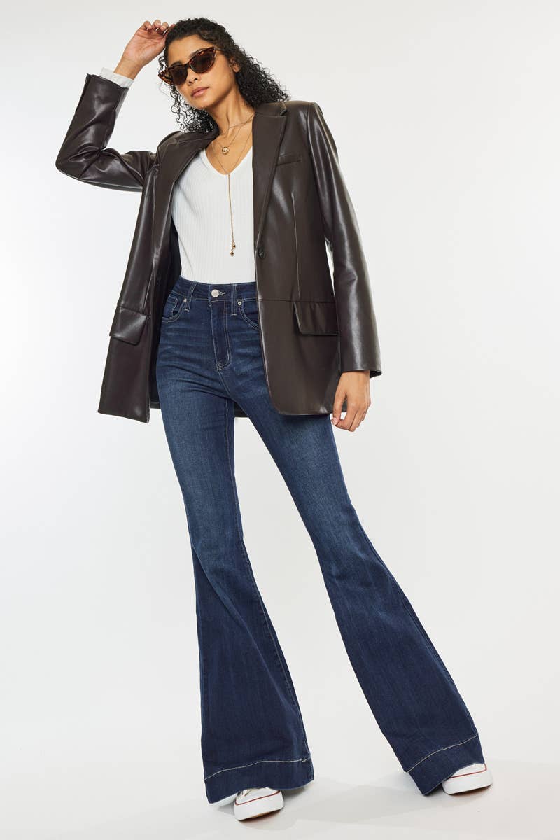 Kan Can High Rise Super Flare Jeans