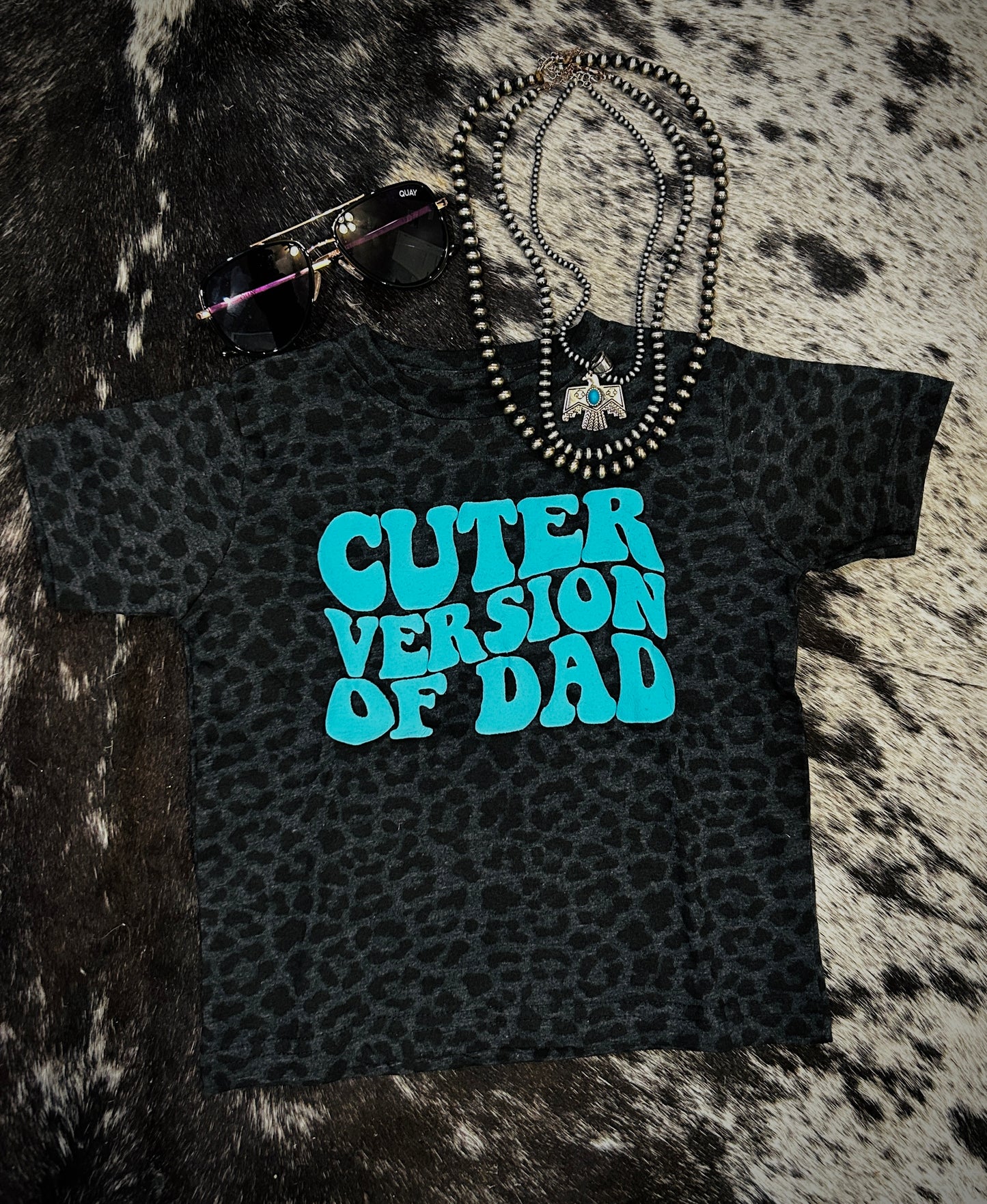 Cuter Version of Dad Leopard Tee
