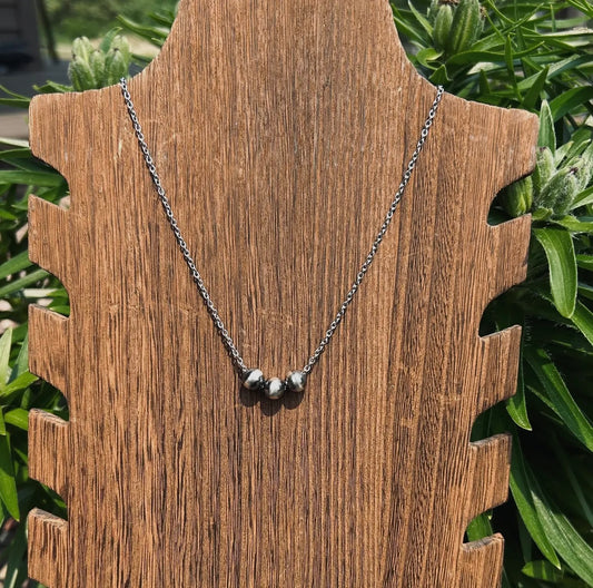 Preorder Triple Pearl Necklace