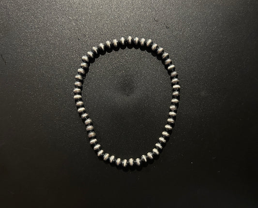 4mm Navajo Pearl Stretch Bracelet