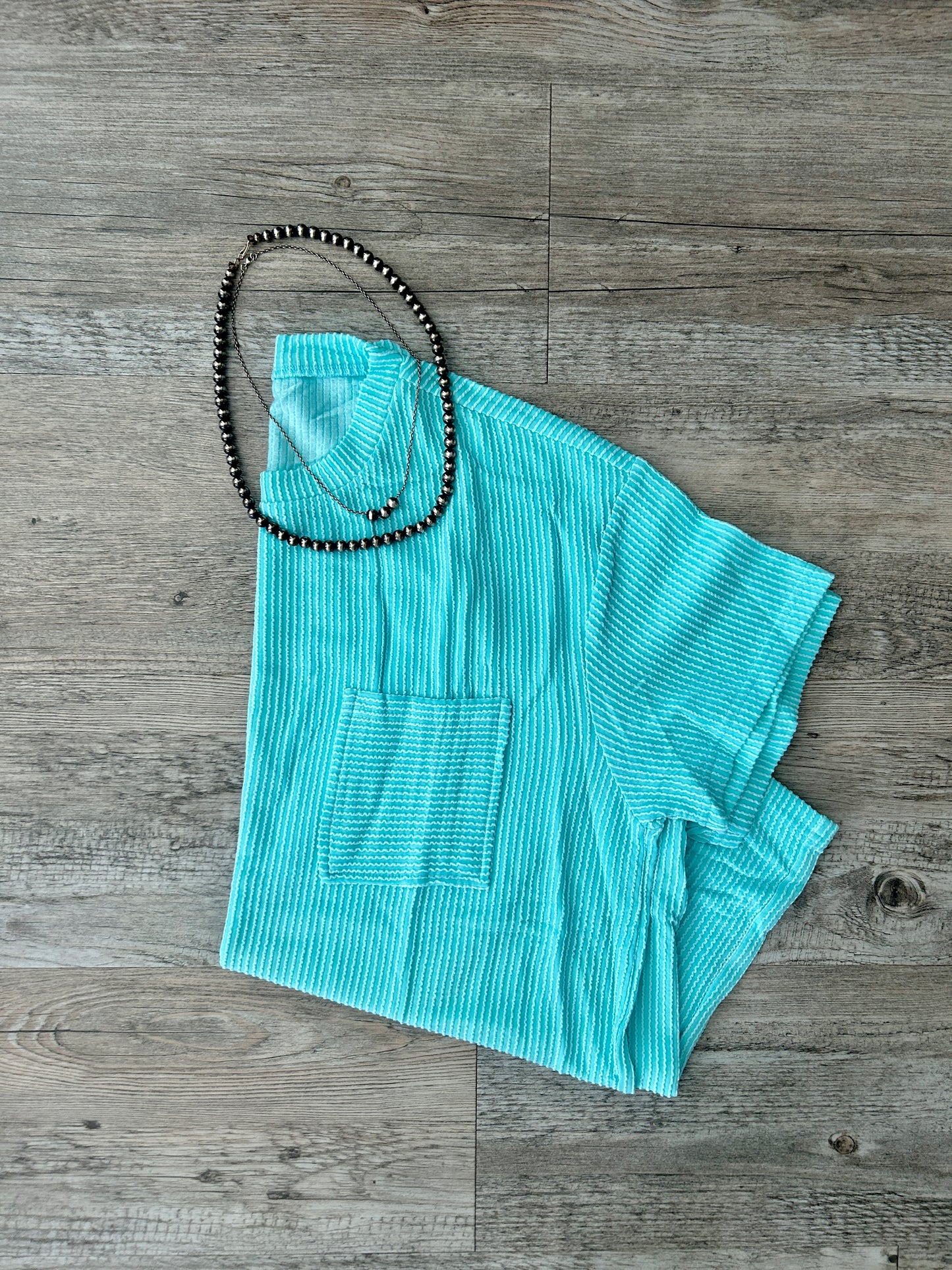 Corded Knit Tee