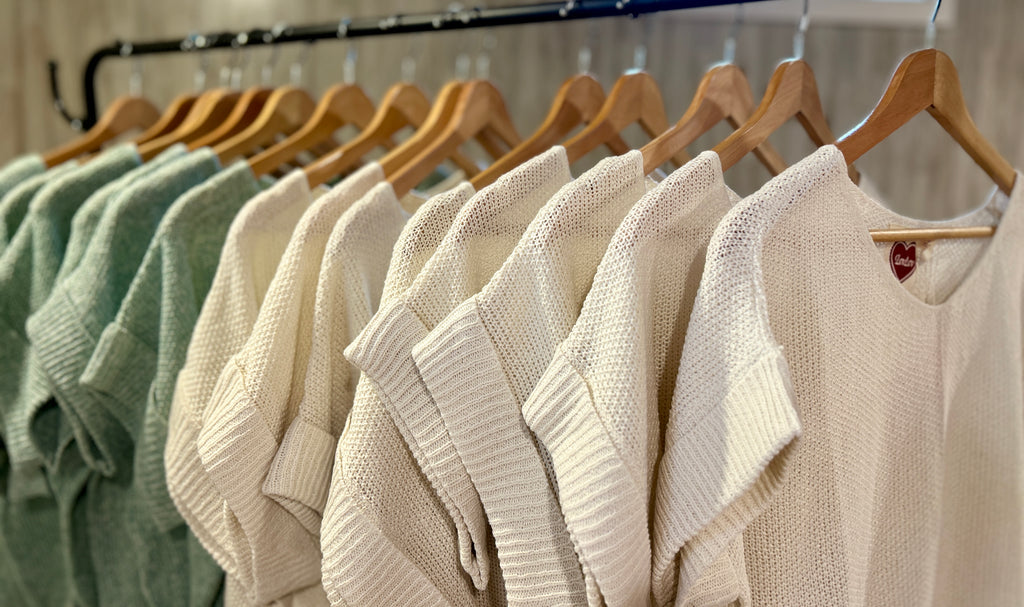 Knit Short Sleeve Sweater
