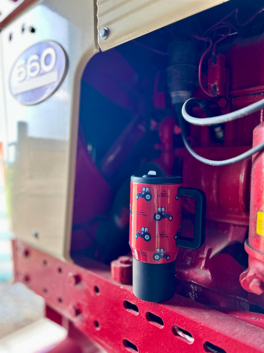 Red Tractor Insulated Tumbler 20oz