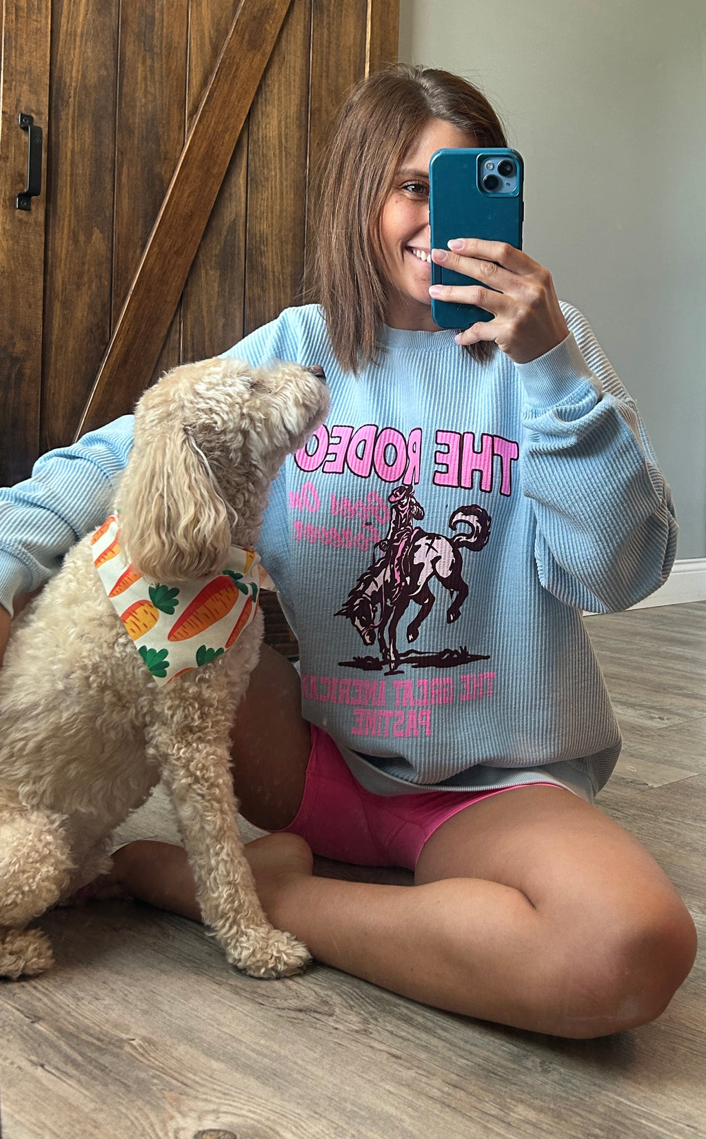 The Rodeo Corded sweatshirt